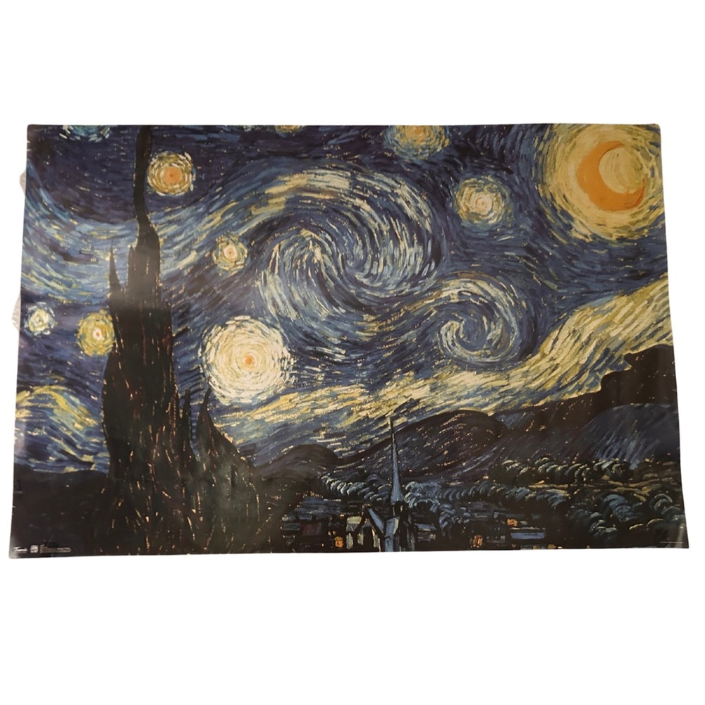 Starry Night Poster Vincent Van Gogh